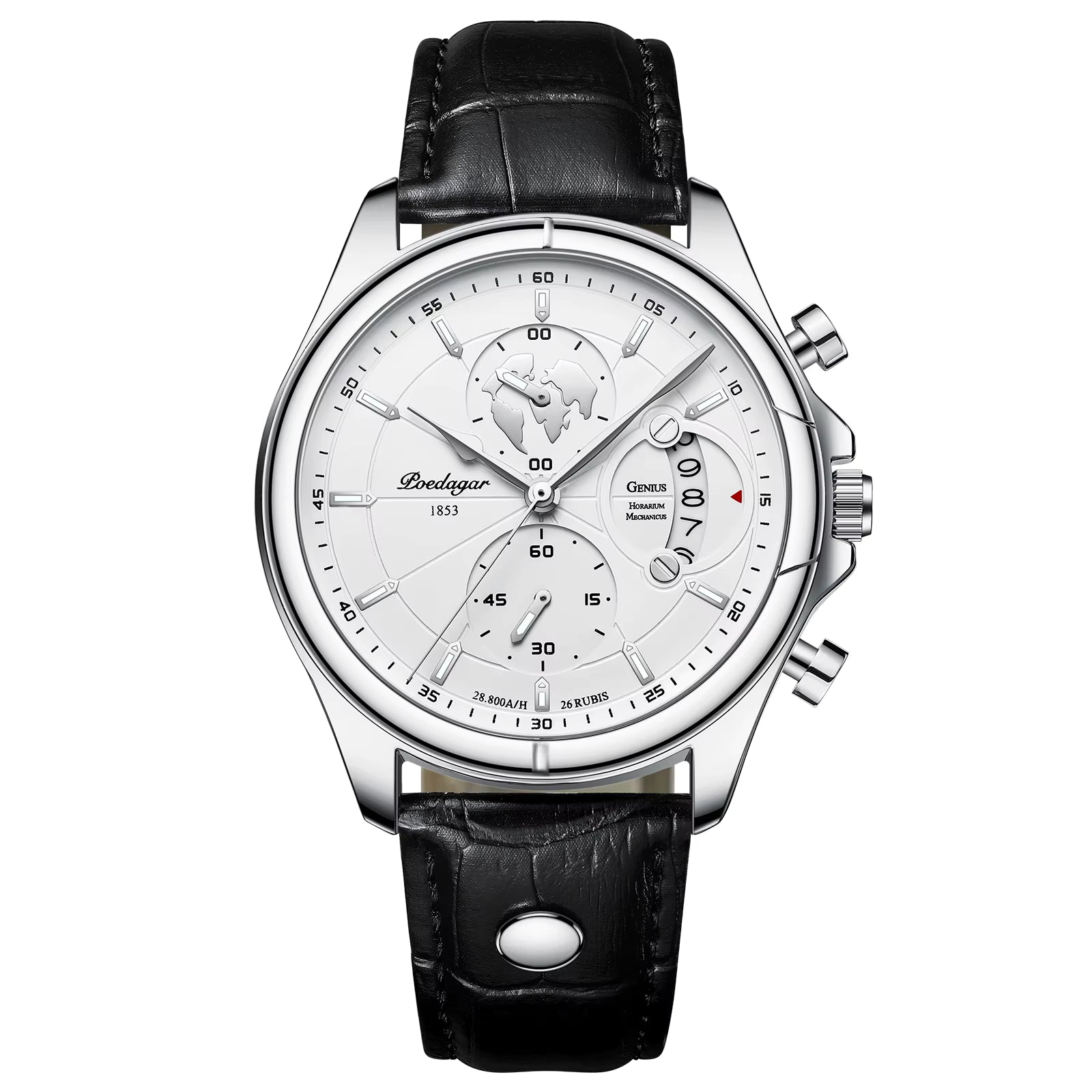 Relógio Poedagar Luxury Chronograph